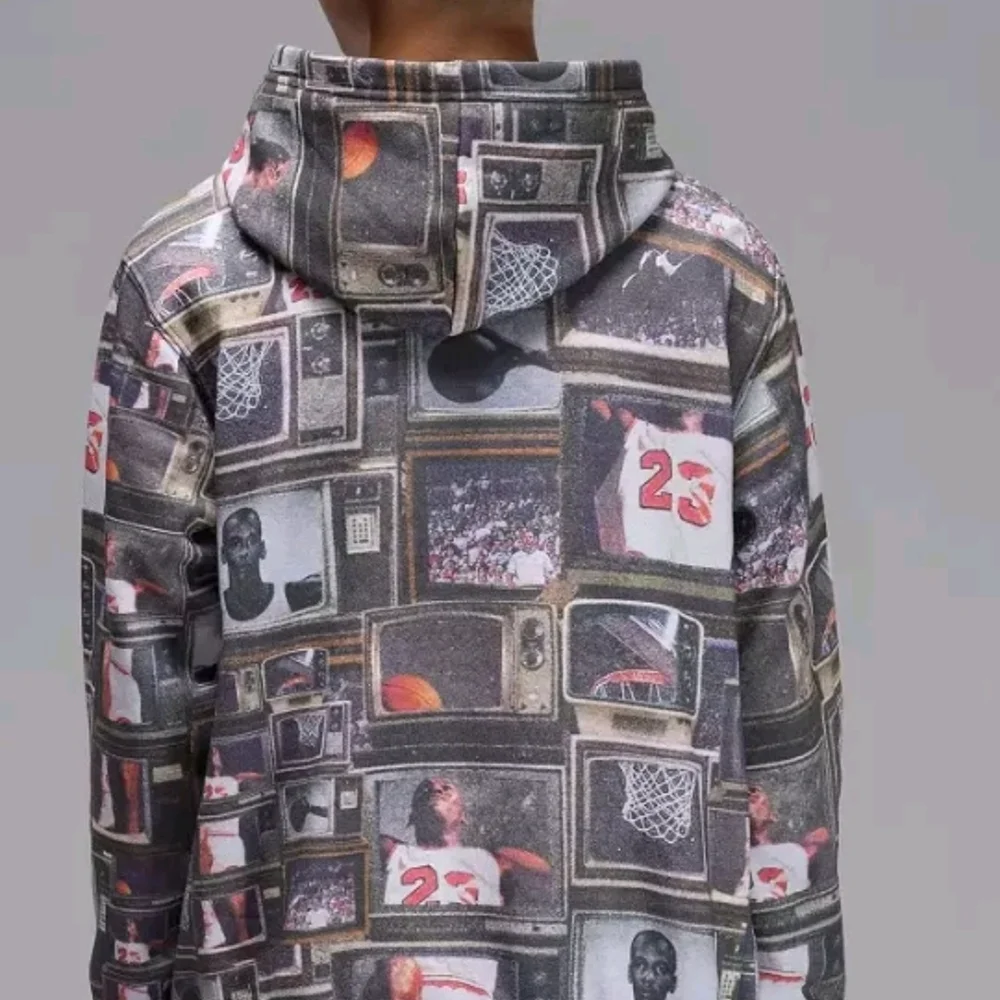 Jordan Set Kids' Brooklyn Printed Fleece Pullover‎ Hoodie Size 5/6 Boys